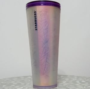 Starbucks Spiderweb 2021 Purple Frosted Tumbler cup